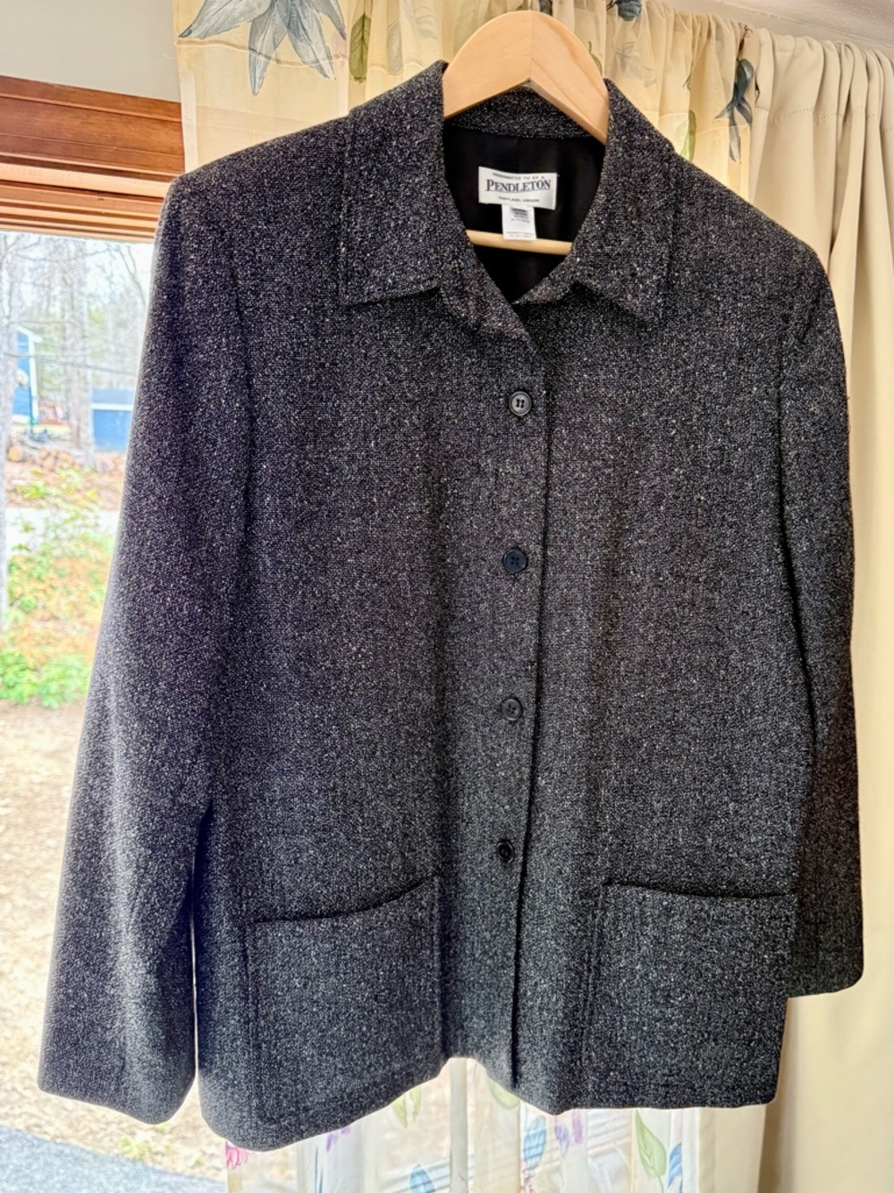 Authentic, Vintage Pendleton Wool Women’s Heathered Suit Blazer Jacket Size 16